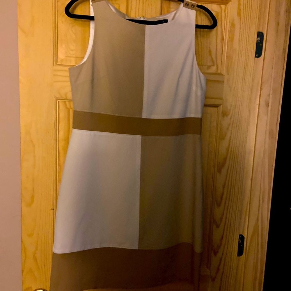 White House Black Market color block dress